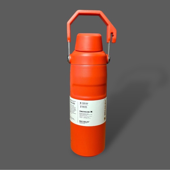 Stanley IceFlow Fast Flow Insulated Water Orange Bottle 16 oz - Picture 7 of 14
